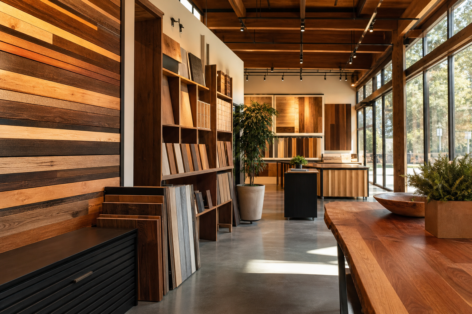 Weyrick lumber showroom